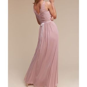 BHLDN Fleur rose bridesmaids dress